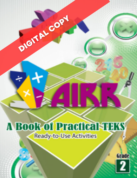 (DIGITAL) TEKS AIRR MATH ACTIVITY BOOK - GRADE 2 369 Activities