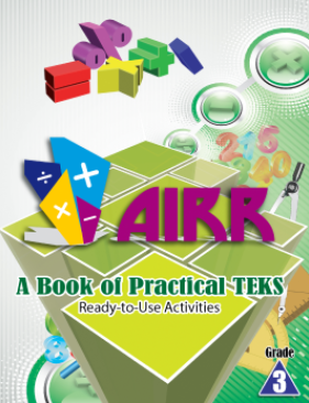 TEKS AIRR MATH ACTIVITY BOOK - GRADE 3 (HARD COPY) 374 Activities