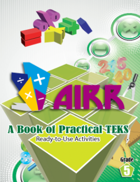 TEKS AIRR MATH ACTIVITY BOOK - GRADE 5 (HARD COPY) 350 Activities
