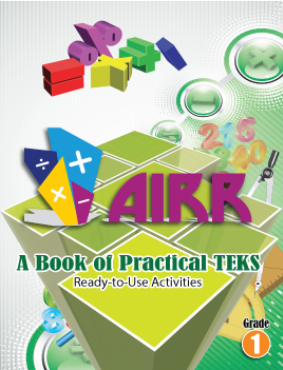 TEKS AIRR MATH ACTIVITY BOOK - GRADE 1 (HARD COPY) 425 Activities